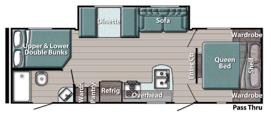 GULF STREAM AMERI LITE 268BH