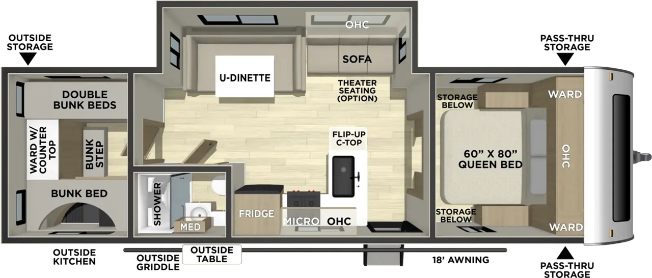 COACHMEN FREEDOM EXPRESS ULTRA LITE 292BHDS